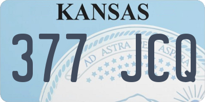 KS license plate 377JCQ