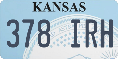 KS license plate 378IRH