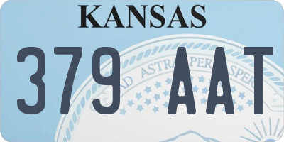 KS license plate 379AAT