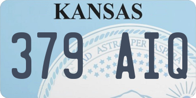 KS license plate 379AIQ