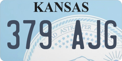 KS license plate 379AJG