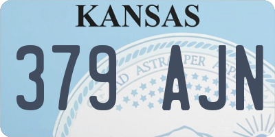 KS license plate 379AJN