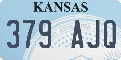 KS license plate 379AJQ