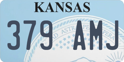 KS license plate 379AMJ