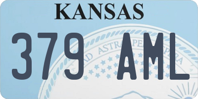 KS license plate 379AML