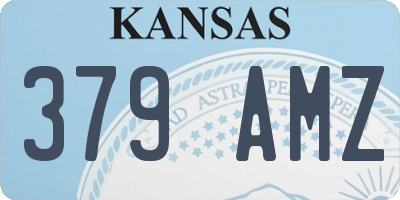 KS license plate 379AMZ