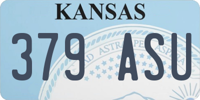 KS license plate 379ASU