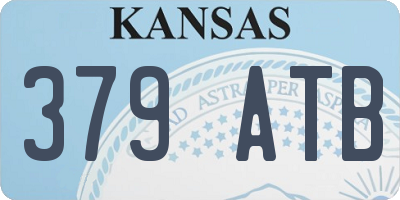 KS license plate 379ATB