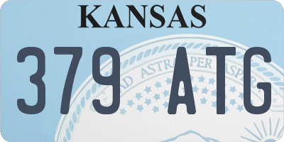 KS license plate 379ATG