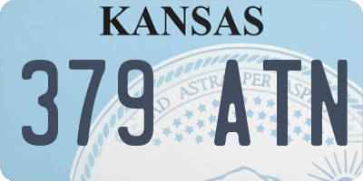KS license plate 379ATN