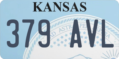 KS license plate 379AVL