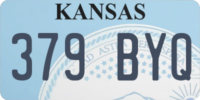 KS license plate 379BYQ