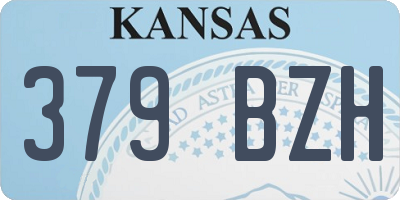 KS license plate 379BZH