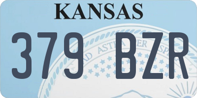 KS license plate 379BZR