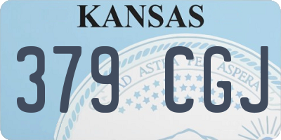 KS license plate 379CGJ