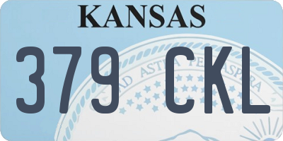 KS license plate 379CKL