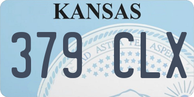 KS license plate 379CLX