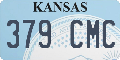 KS license plate 379CMC