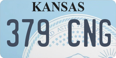 KS license plate 379CNG
