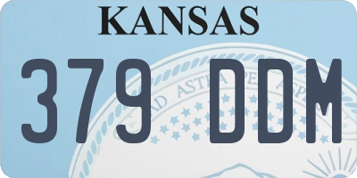 KS license plate 379DDM