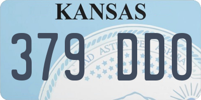 KS license plate 379DDO