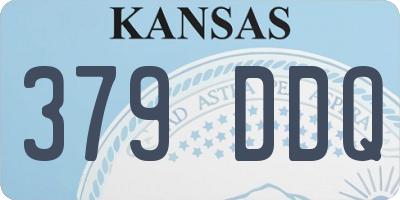 KS license plate 379DDQ