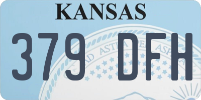 KS license plate 379DFH