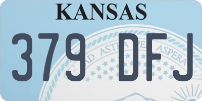 KS license plate 379DFJ