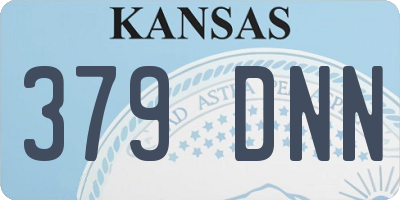 KS license plate 379DNN