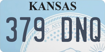 KS license plate 379DNQ