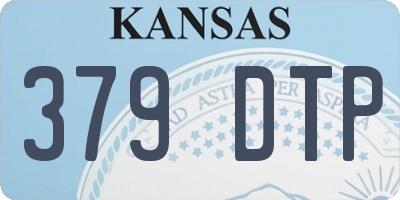 KS license plate 379DTP