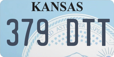 KS license plate 379DTT