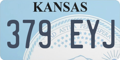 KS license plate 379EYJ
