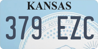 KS license plate 379EZC