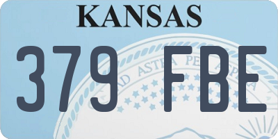 KS license plate 379FBE