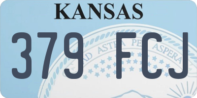 KS license plate 379FCJ