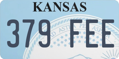 KS license plate 379FEE