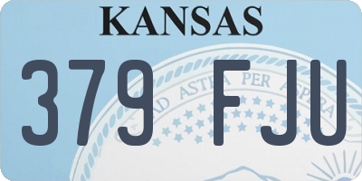 KS license plate 379FJU