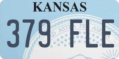 KS license plate 379FLE