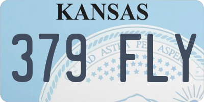 KS license plate 379FLY