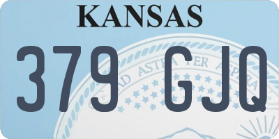 KS license plate 379GJQ