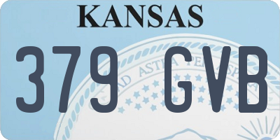 KS license plate 379GVB