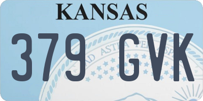KS license plate 379GVK