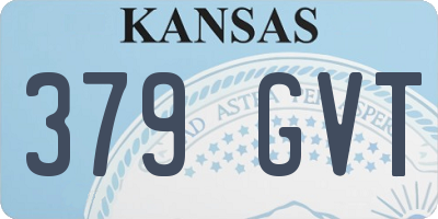 KS license plate 379GVT