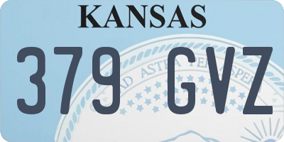 KS license plate 379GVZ
