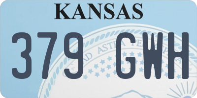 KS license plate 379GWH