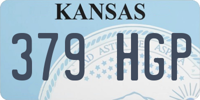 KS license plate 379HGP