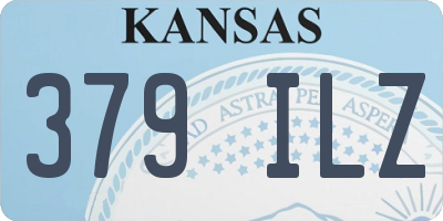 KS license plate 379ILZ