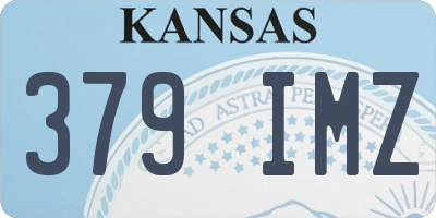 KS license plate 379IMZ