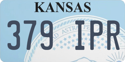 KS license plate 379IPR